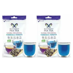 2 x Klitoria Ternateńska - Butterfly Pea Tea  25 g - Tea Brothers