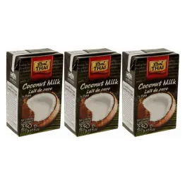 Zestaw 3 x Mleczko Kokosowe UHT 250 ml RealThai