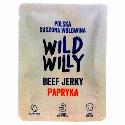 Beef Jerky Suszona Wołowina Papryka 30 g - Wild Willy