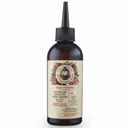 Naturalne Serum Do Skóry Głowy Gęstość i Wzrost 170 ml - Babuszka Agafia