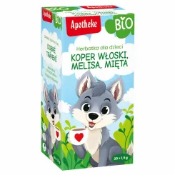 Herbatka dla Dzieci Koper Włoski, Melisa, Mięta BIO 30 g  (20x 1,5 g) - Apotheke