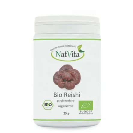 Bio Grzyb Reishi 25 g - Natvita