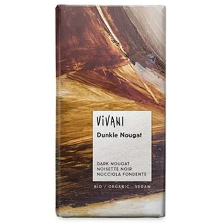 Czekolada Gorzka Nugatowa Bio 100 G - Vivani