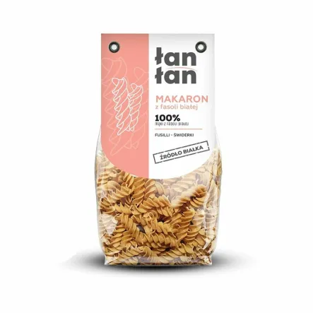 Makaron Fasola Biała Świderki 250 g Łan Łan