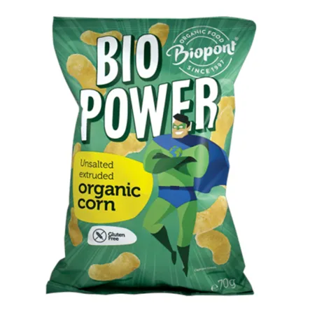Chrupki Kukurydziane Bezglutenowe Bio 70 g - Biopont - Wyprzedaż