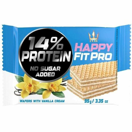 Wafelki Waniliowe Bez Dodatku Cukru 95 g - Happy FIT PRO (data: 31.10.2025)