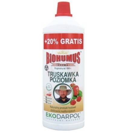 Biohumus Extra Truskawka Poziomka 1 l + 20% Gratis (1,2l) - Ekodarpol