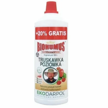 Biohumus Extra Truskawka Poziomka 1 l +20% Gratis (1,2l) - Ekodarpol