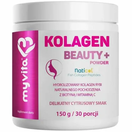 Kolagen Beauty + Proszek 150 g - MyVita