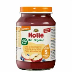 Deser dla Niemowląt Jabłko i Jagoda Bio Demeter 190 g - Holle