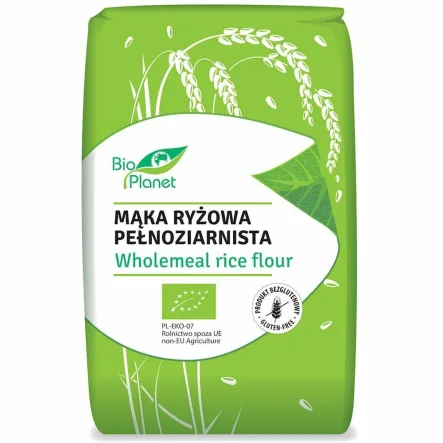 Mąka Ryżowa Pełnoziarnista Bio 500 g - Bio Planet