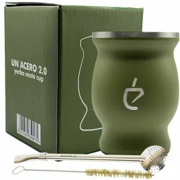 Zestaw Jungle do Yerba Mate: Matero+ Bombilla+ Czyścik