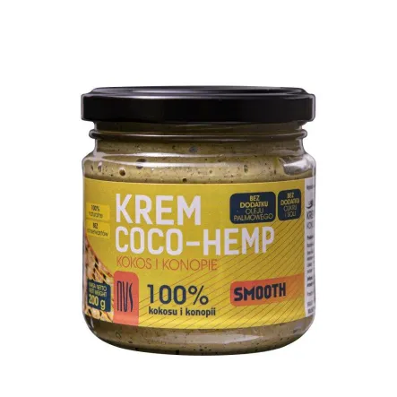 Krem Z Nasion Konopi Smooth 200 g Novitum - Wyprzedaż