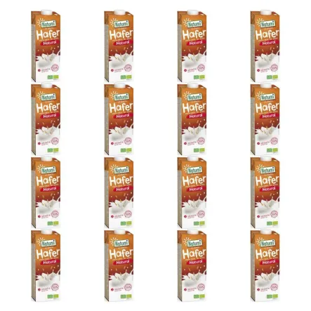 16 x Napój Owsiany Bio BEZ DODATKU CUKRU 1 L  - Natumi