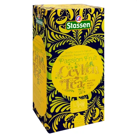 Herbata Czarna Cejlońska Passion Fruit 37,5 g (25x 1,5 g) - Stassen