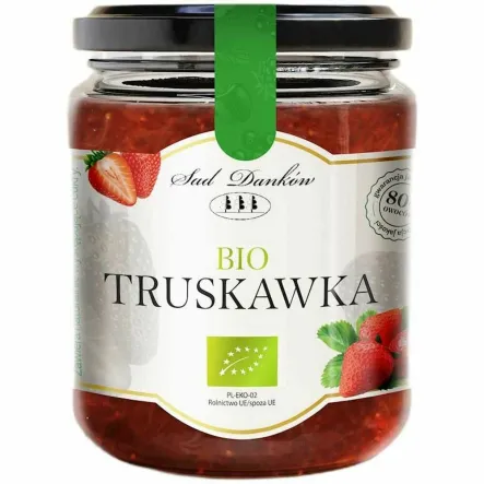 Truskawka Bez Dodatku Cukru Bio 260 g - Sad Danków