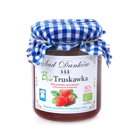 Truskawka 80% Bio 260 g - Sad Danków