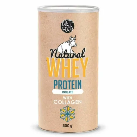 Białko Serwatkowe Whey Izolat z Kolagenem 500 g - Diet  -Food