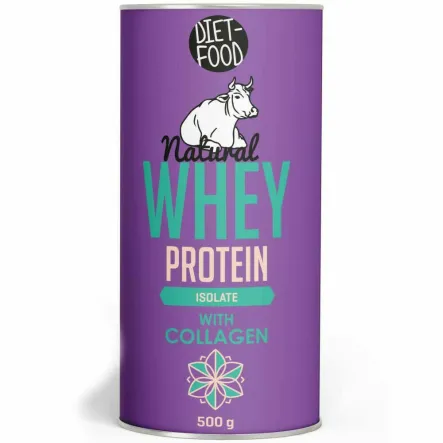 Białko Serwatkowe Whey Izolat z Kolagenem 500 g - Diet-Food