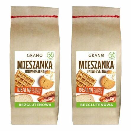 2 x Mieszanka Uniwersalna Bezglutenowa 1 kg - Grano
