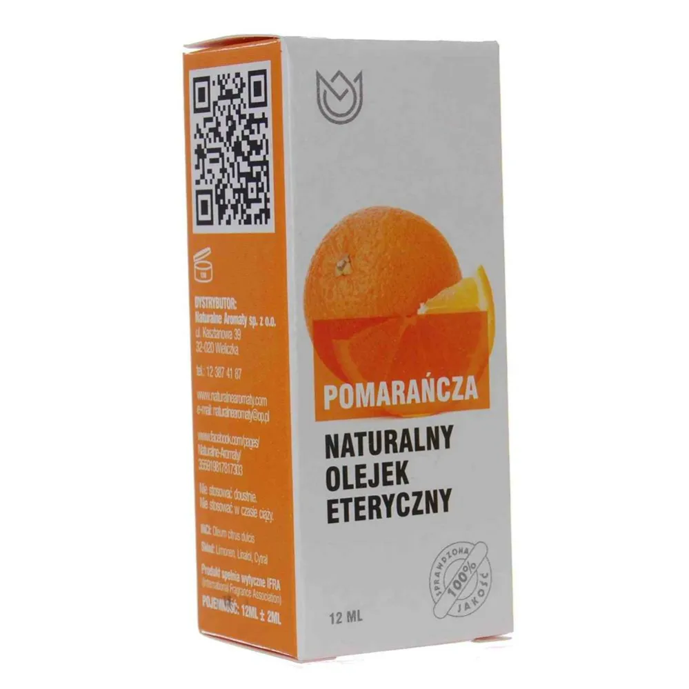 Naturalny Olejek Eteryczny Pomarańcza 10 ml - Naturalne Aromaty