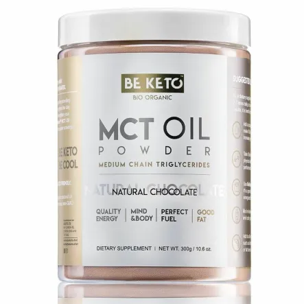 Olej MCT Proszek Naturalna Czekolada 300 g - Beketo - Wyprzedaż