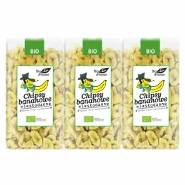 3 x Chipsy Bananowe Niesłodzone Bio 350 g - Bio Planet