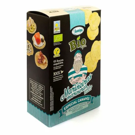 Krakersy z Wakame Bio 100 g - Daveiga