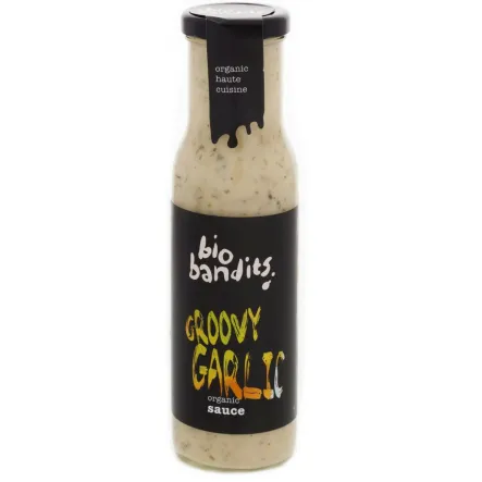 Sos Czosnkowy Bio 250 ml - Bio Bandits Przecena Krótka Data Minimalnej Trwałości