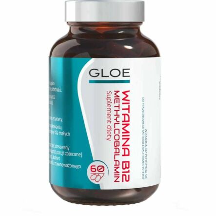 Witamina B12 Methylcobalamin 60 Kapsułek - Gloe