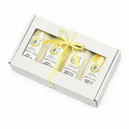 Zestaw Pudrów do Kąpieli 210 g (3x 50 g, 1x 60 g) - Miodowa Mydlarnia (data: 30.09.2025)