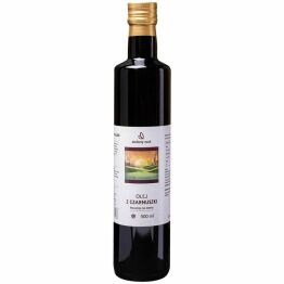 Olej z Czarnuszki Tłoczony na Zimno Nieoczyszczony 500 ml - Zielony Nurt (data: 28.09.2025)