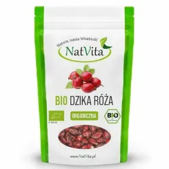 BIO Dzika Róża Owoc Suszony 200 g - NatVita