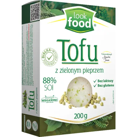 Tofu z Zielonym Pieprzem 200 g - Look Food 