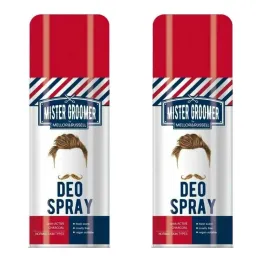 2 x Dezodorant w Sprayu z Węglem Aktywnym 150 ml - Mister Groomer