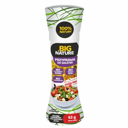 Przyprawa do Sałatek Młynek 63 g - Big Nature
