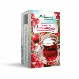Herbatka Żurawinowa FIX 60 g (20 x 3 g) - Herbapol Kraków