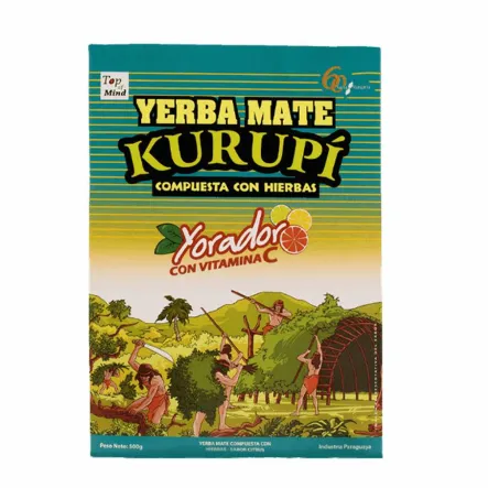 Yerba Mate Kurupi Citrus Cytrusowa 0,5 kg
