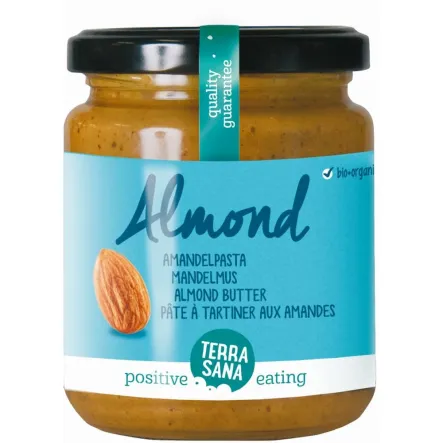 Krem z Prażonych Migdałów Bio 250 g - Terrasana