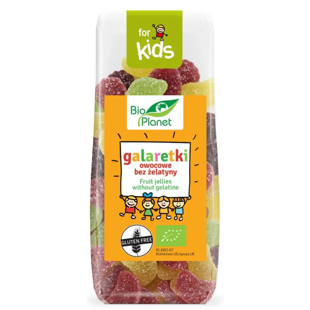 Galaretki Owocowe bez Żelatyny Bio 100 g - Bio Planet