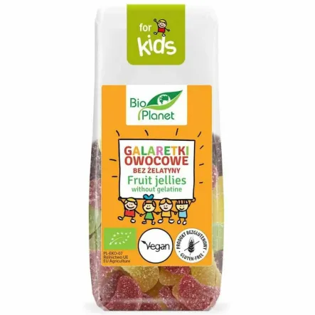Galaretki Owocowe Bez Żelatyny Bezglutenowe Bio 100 g - Bio Planet