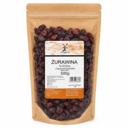 Żurawina Suszona Całojagodowa 500 g - Młyn Kopytowa