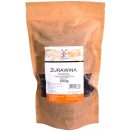 Żurawina Suszona Całojagodowa 500 g - Młyn Kopytowa