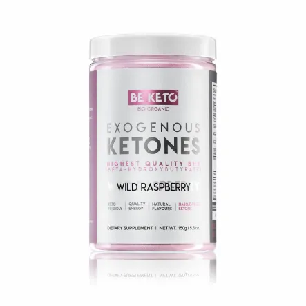 Ketony Egzogenne Sód, Magnez, BHB Dzika Malina 150 g - Beketo