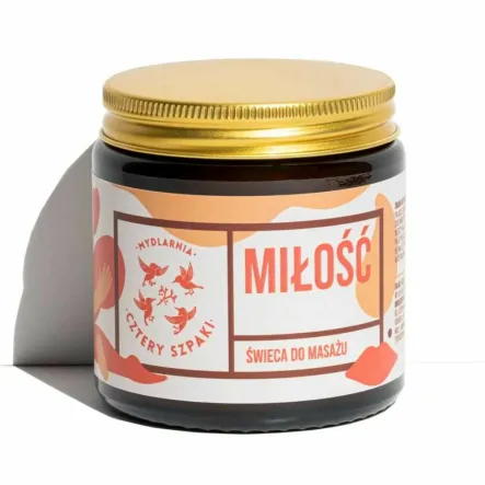 Świeca Do Masażu Miłość 120 ml - 4 Szpaki