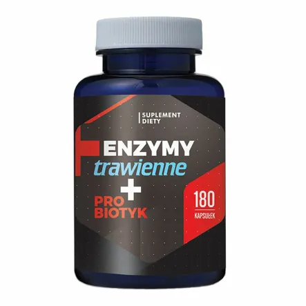 Enzymy Trawienne + Probiotyk 180 Kapsułek - Hepatica