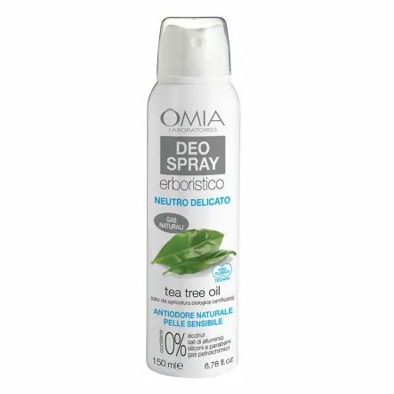 Deo Spray Neutralny Delikatny Olej z Drzewa Herbacianego 150 ml Omia