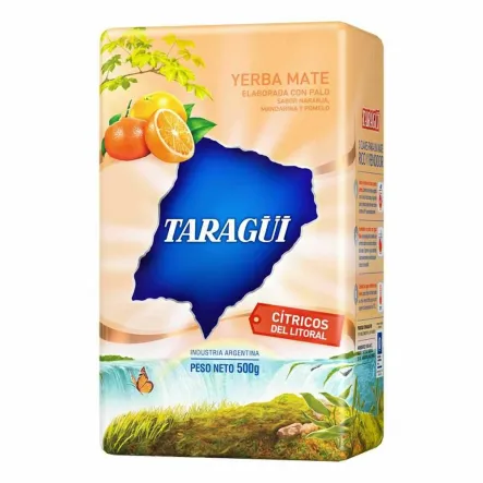 Yerba Mate Taragui Cytrusowa Citricos Del Litoral 500 g - Pomarańcza, Mandarynka, Grejpfrut