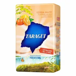 Yerba Mate Taragui Cytrusowa Citricos Del Litoral 500 g - Pomarańcza, Mandarynka, Grejpfrut