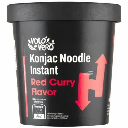 Danie Konjac Instant w Kubku o Smaku RED CURRY 192 g (162 g) - Volo Vero